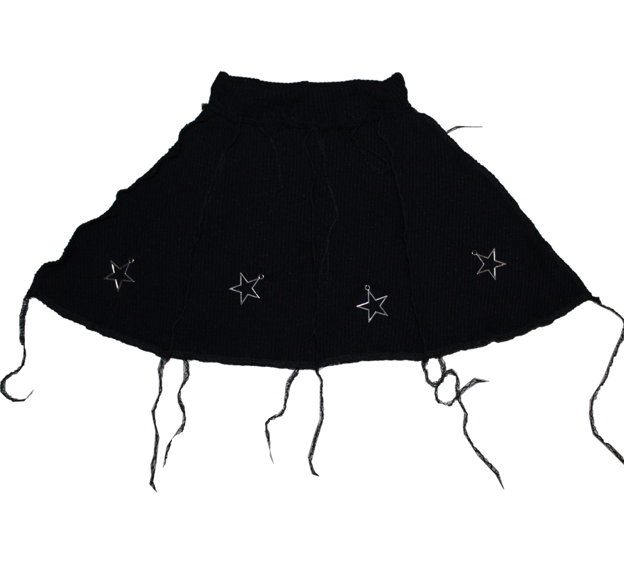 Black jelly ,, almond ☆ 𓆩❤︎𓆪  Mini skirt