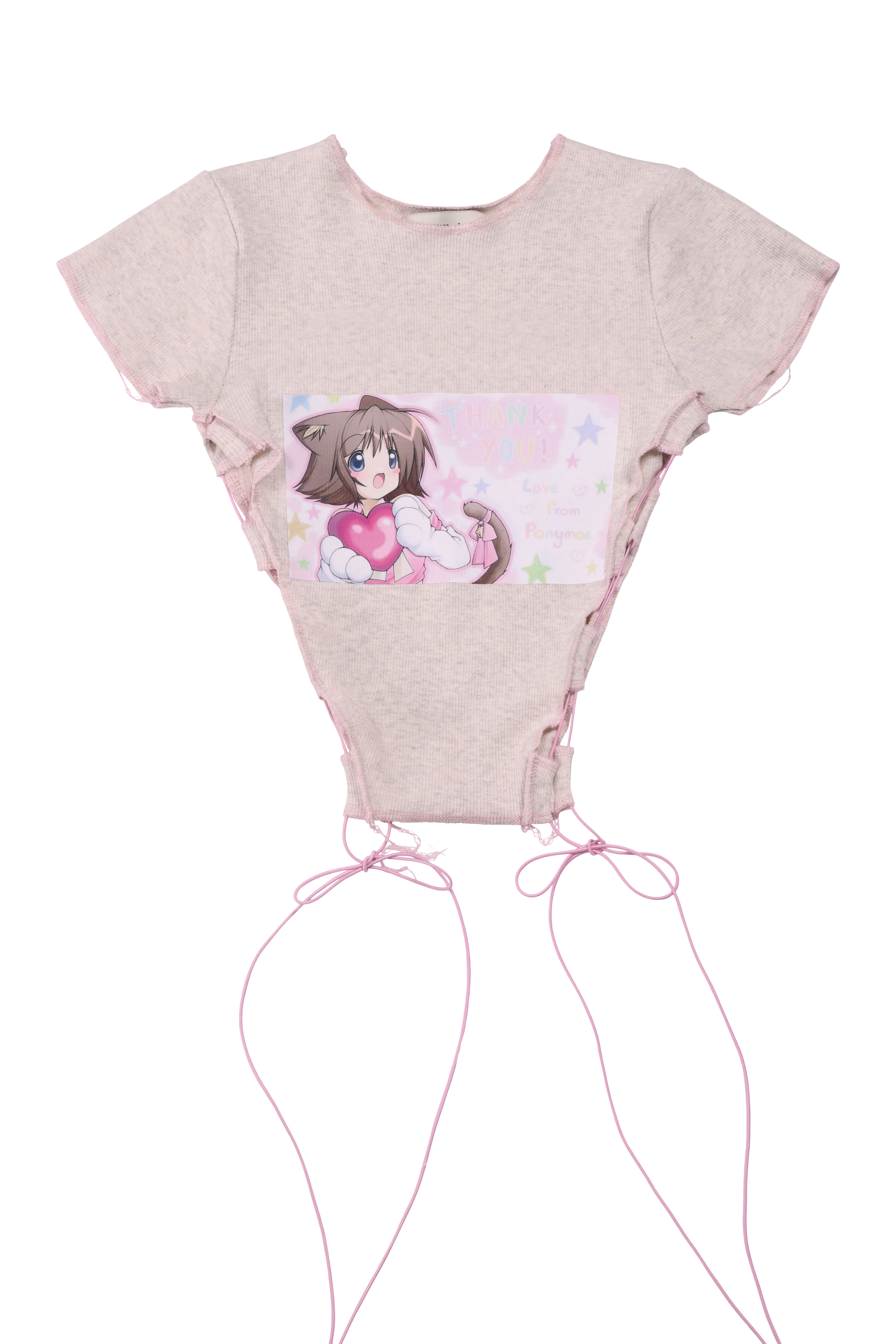 Pony Girl Lace Up ₊ ໒꒱ ‧₊. ૮ . . ྀིა⁩ Top