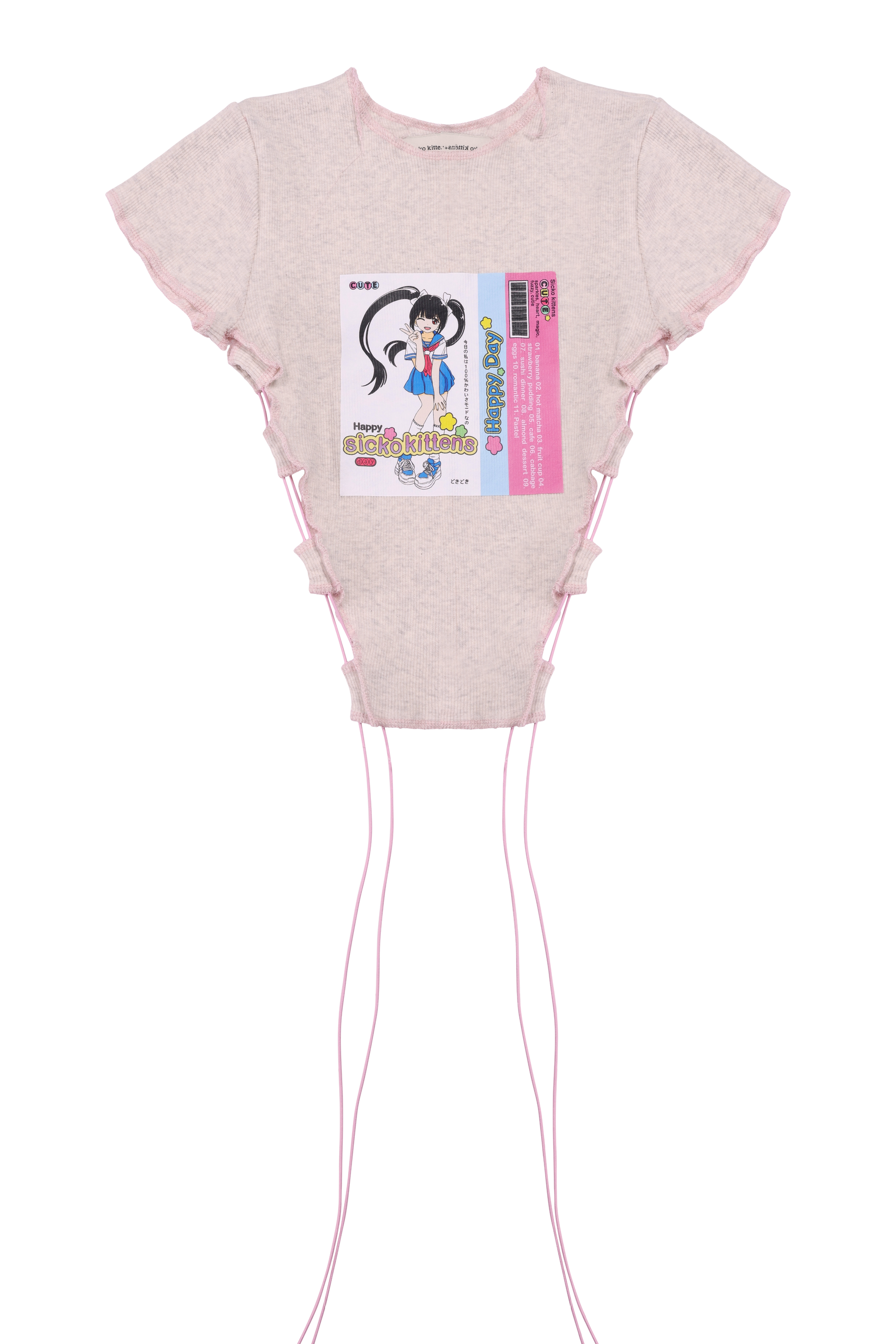 Happy Day ₊ ໒꒱ ‧₊ . ૮ . . ྀིა⁩  Lace Up Top