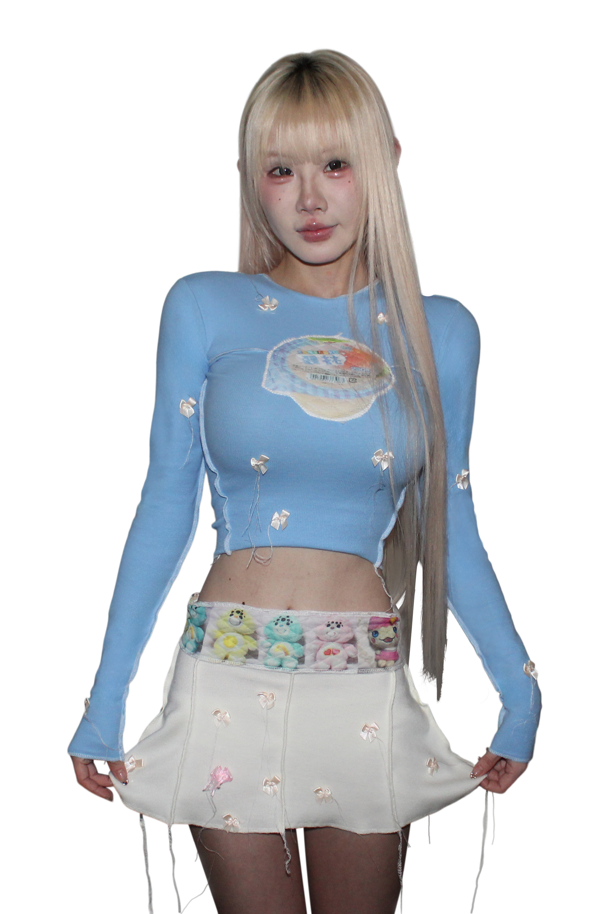 Blue Jelly Cup Top 🫧⋆｡