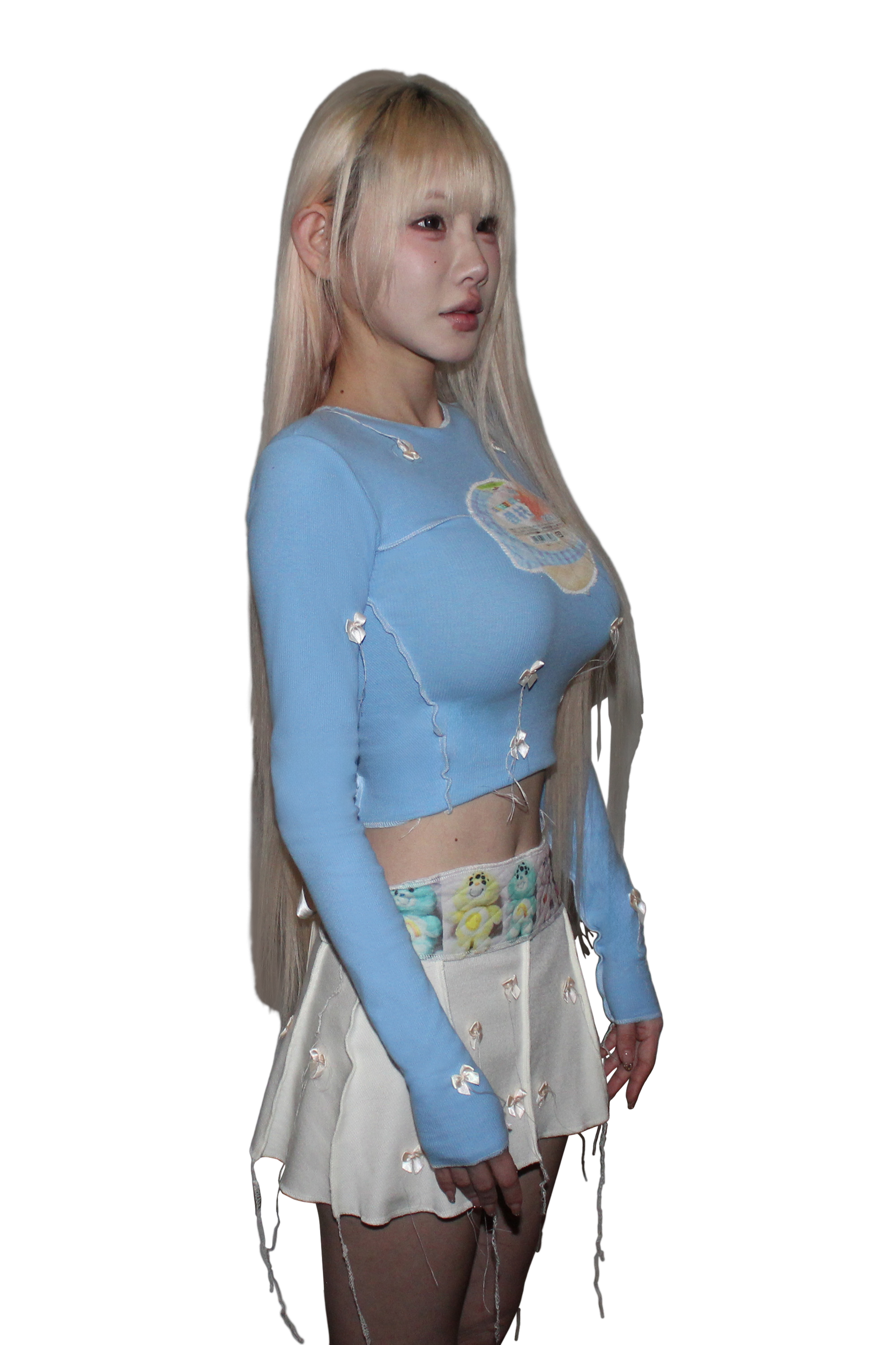 Blue Jelly Cup Top 🫧⋆｡