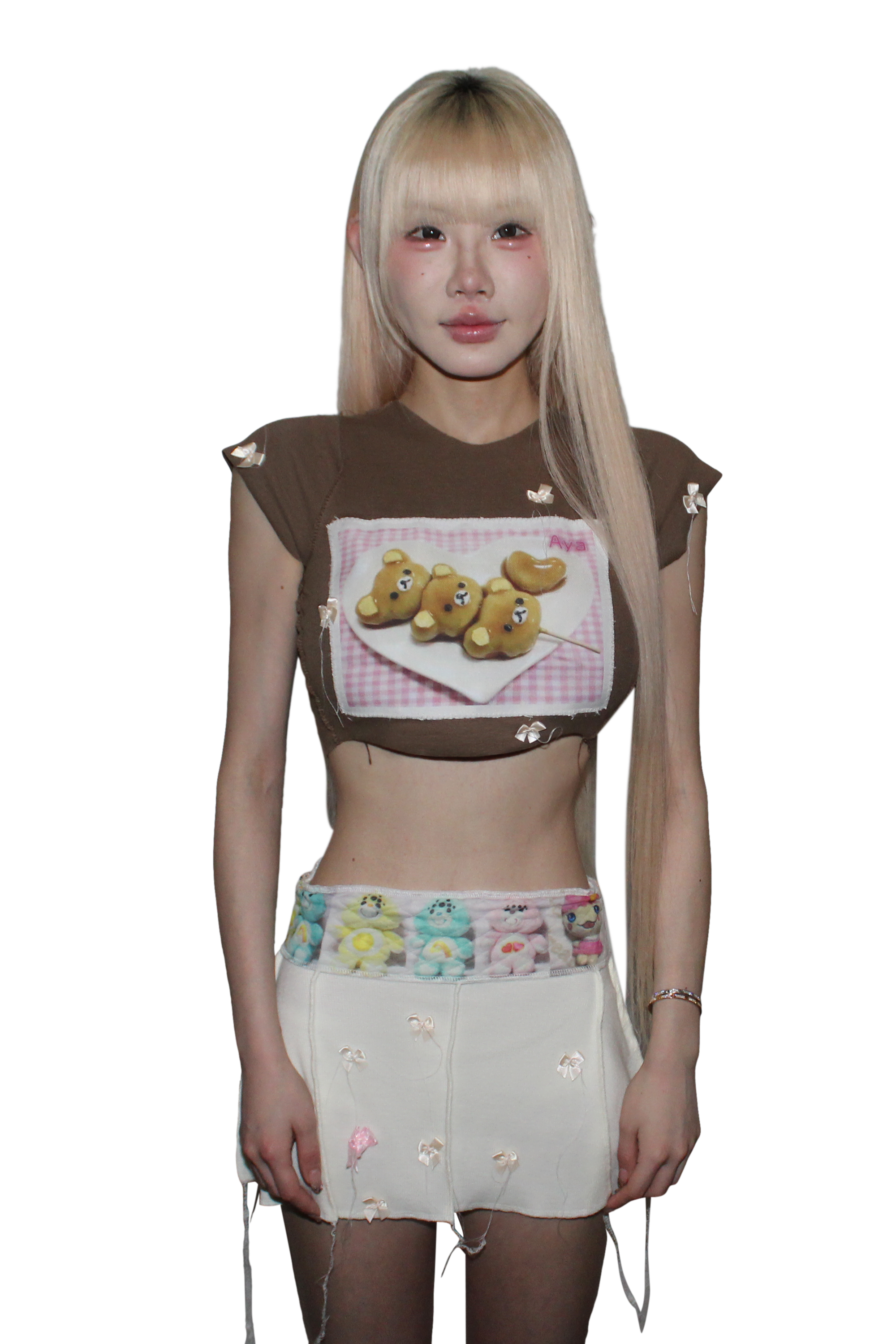 Brown Toast Custard Pastries Top [ ♡⊹˚₊
