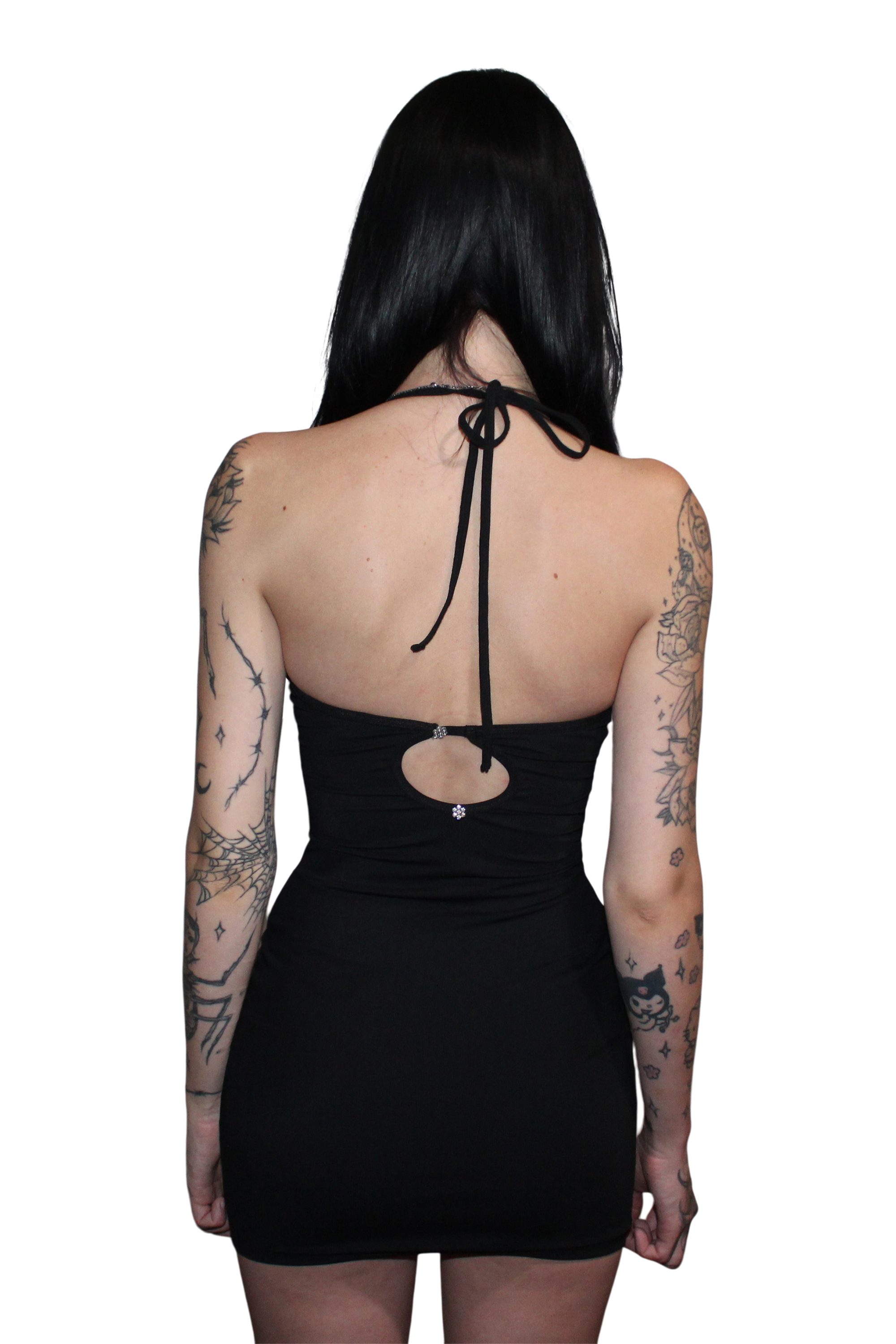 black onyx ♡ single cutout dress 𓂃 ࣪˖ ִֶཐི༏ཋྀ󠀮
