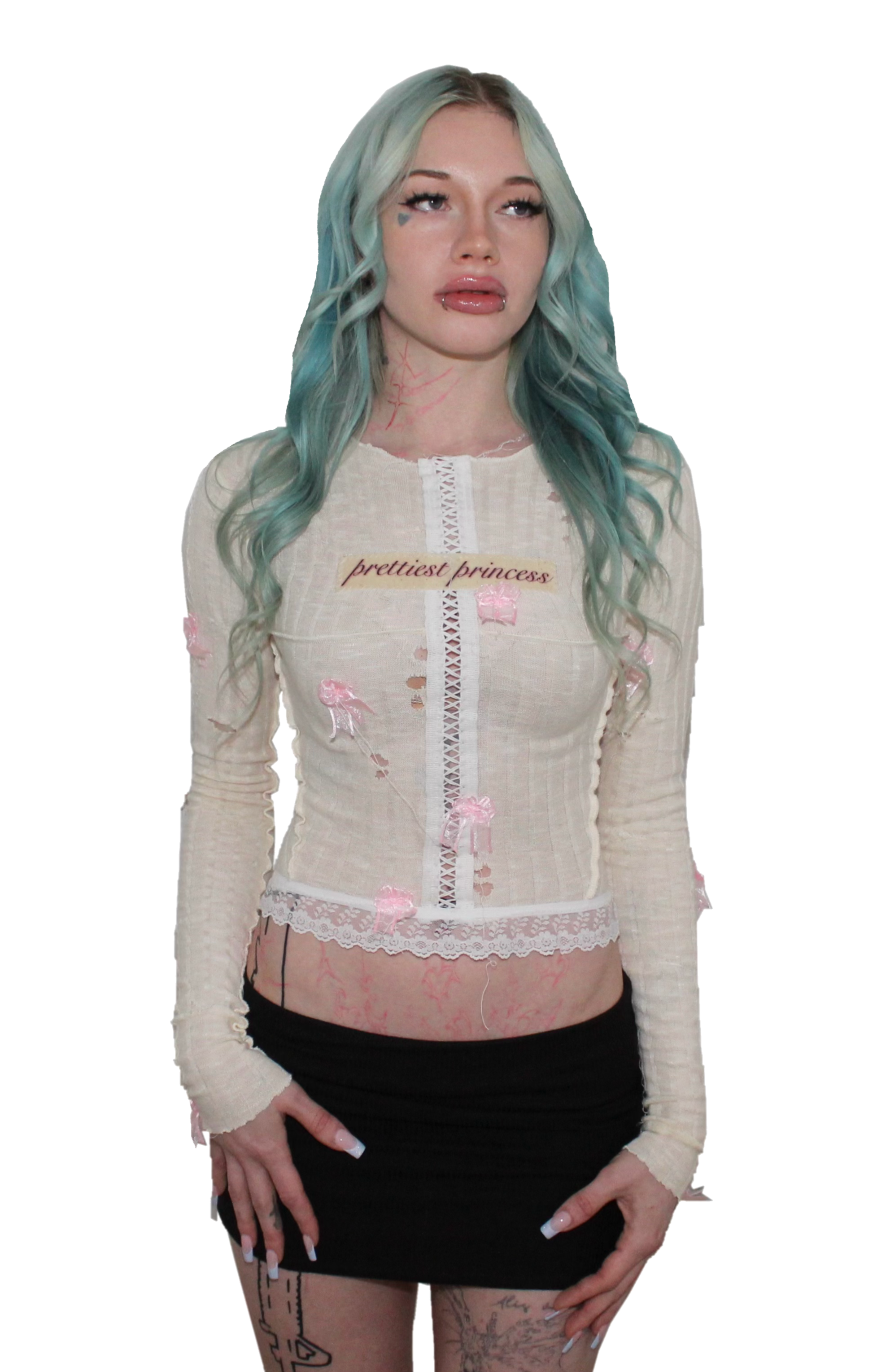 prettiest princess   🎀𓂃࣪˖ longsleeve ,