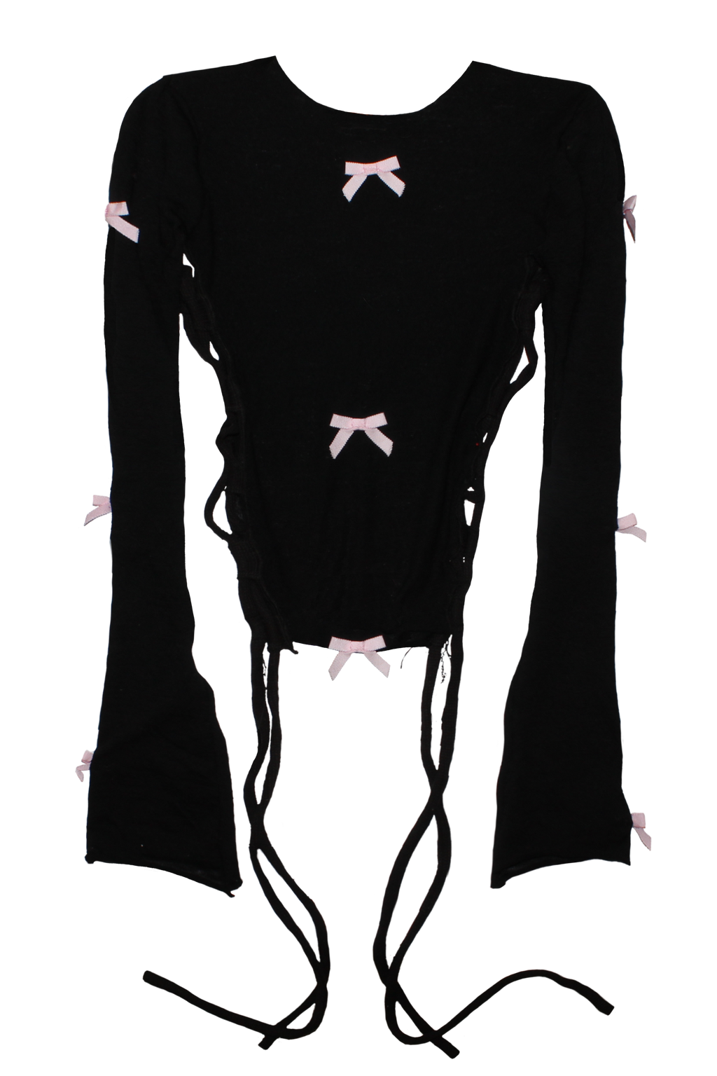 ₊ ⊹₍ᐢᐢ₎ ᰔ blk pink longsleeve 🎀
