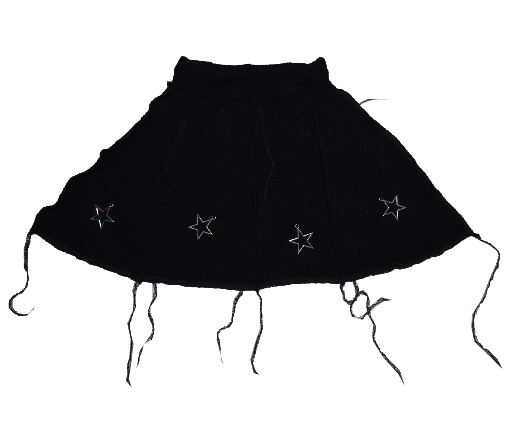 Black jelly ,, almond ☆ 𓆩❤︎𓆪  Mini skirt