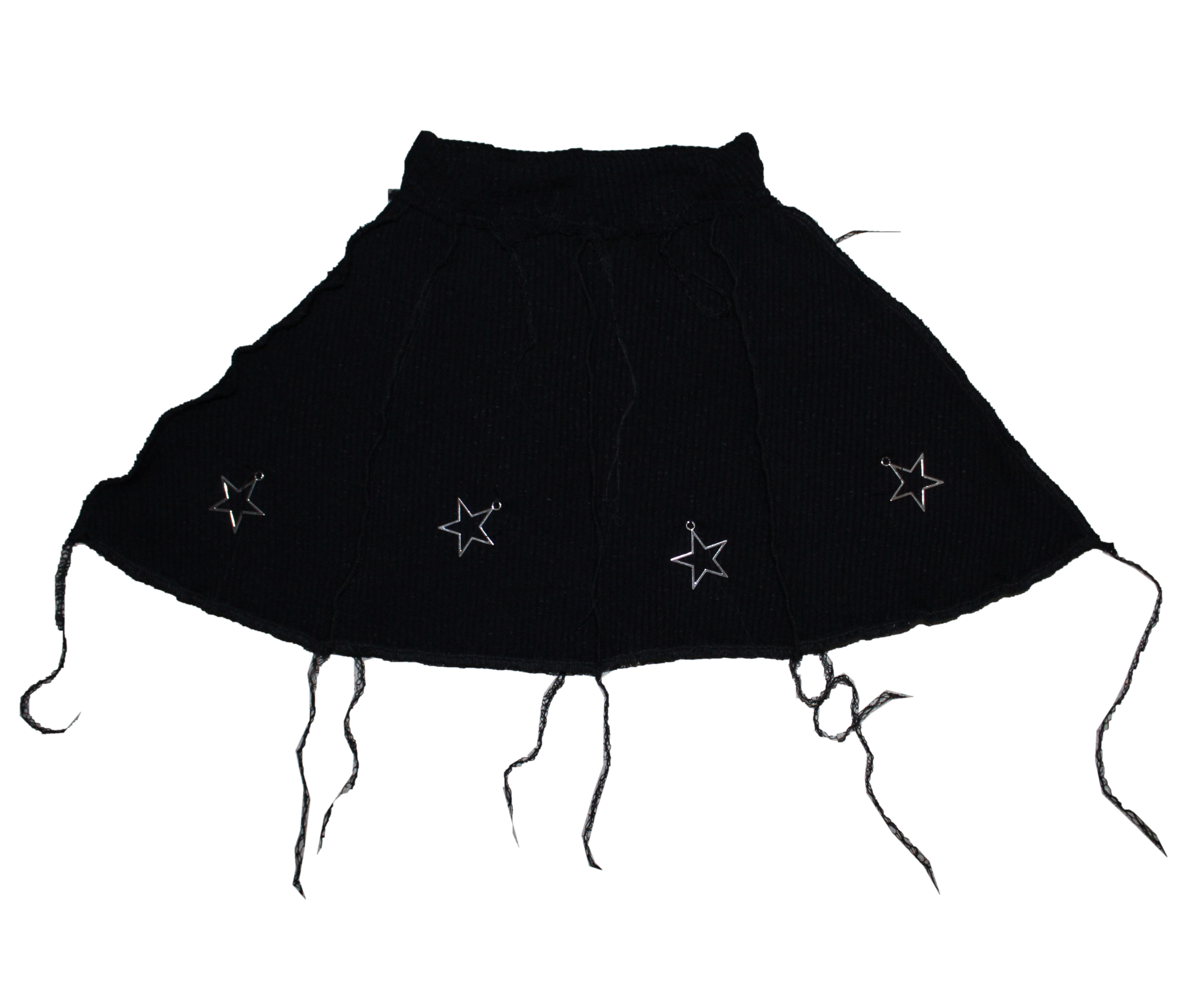 Black jelly ,, almond ☆ 𓆩❤︎𓆪  Mini skirt