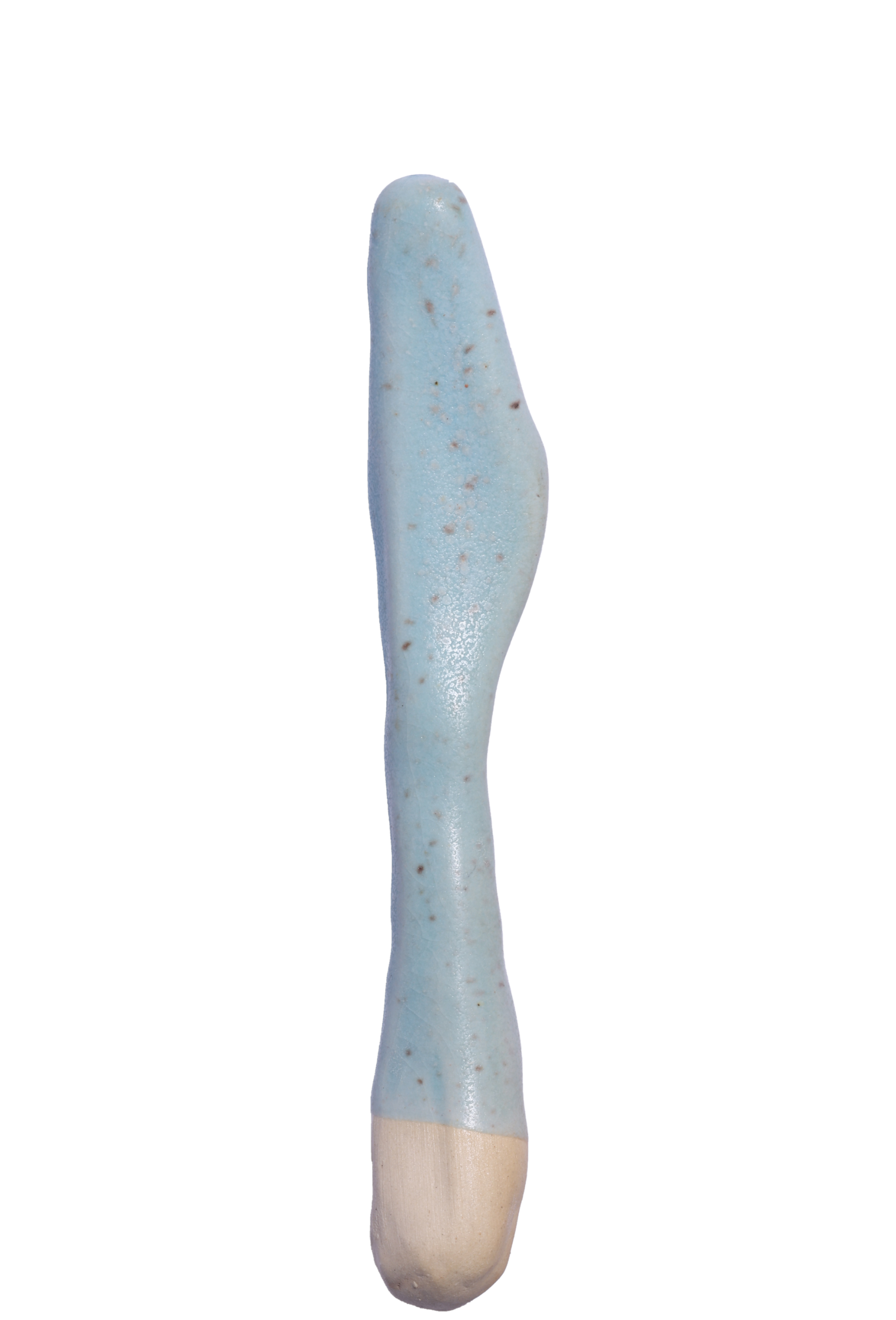 a blue knife .