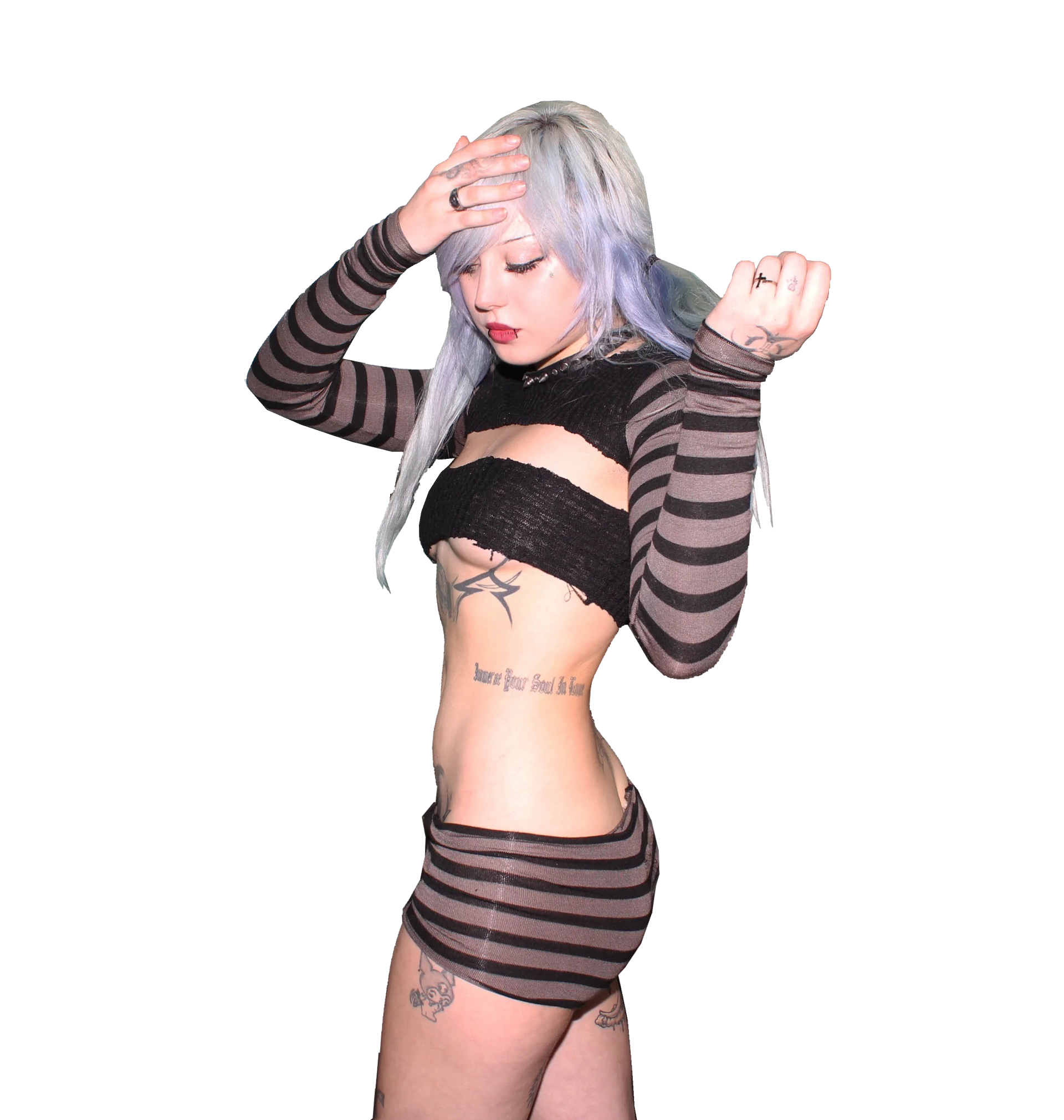 dank girl xx shoulder top