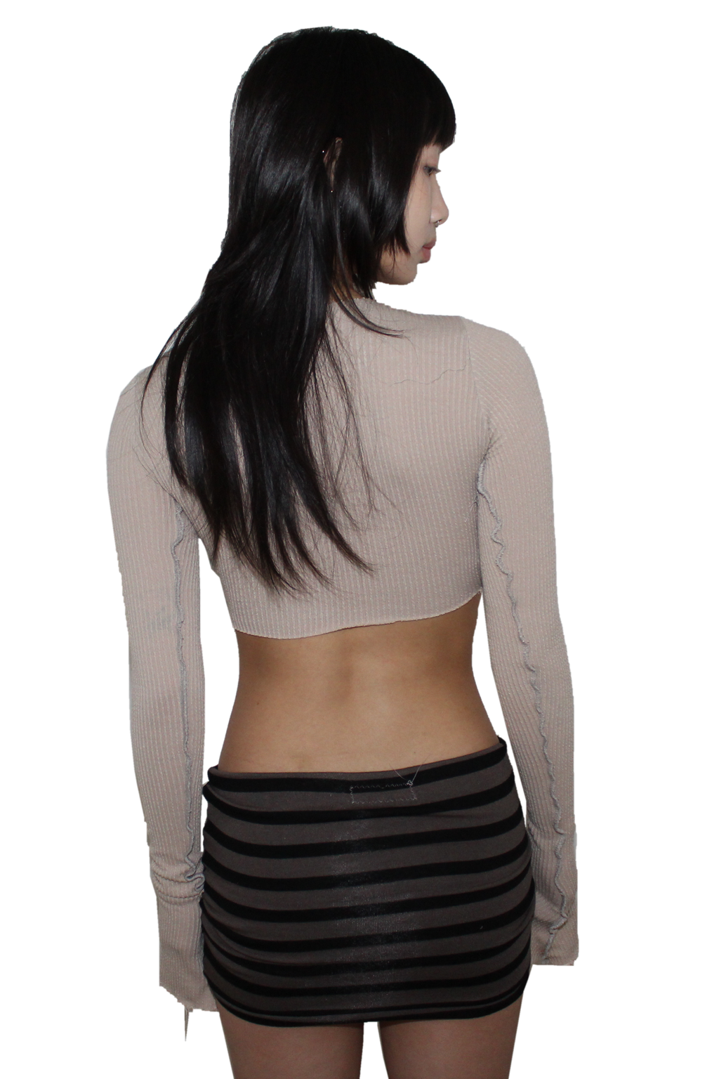 .,¸,•✮ striped . [[ Mini skirt  xx ]]