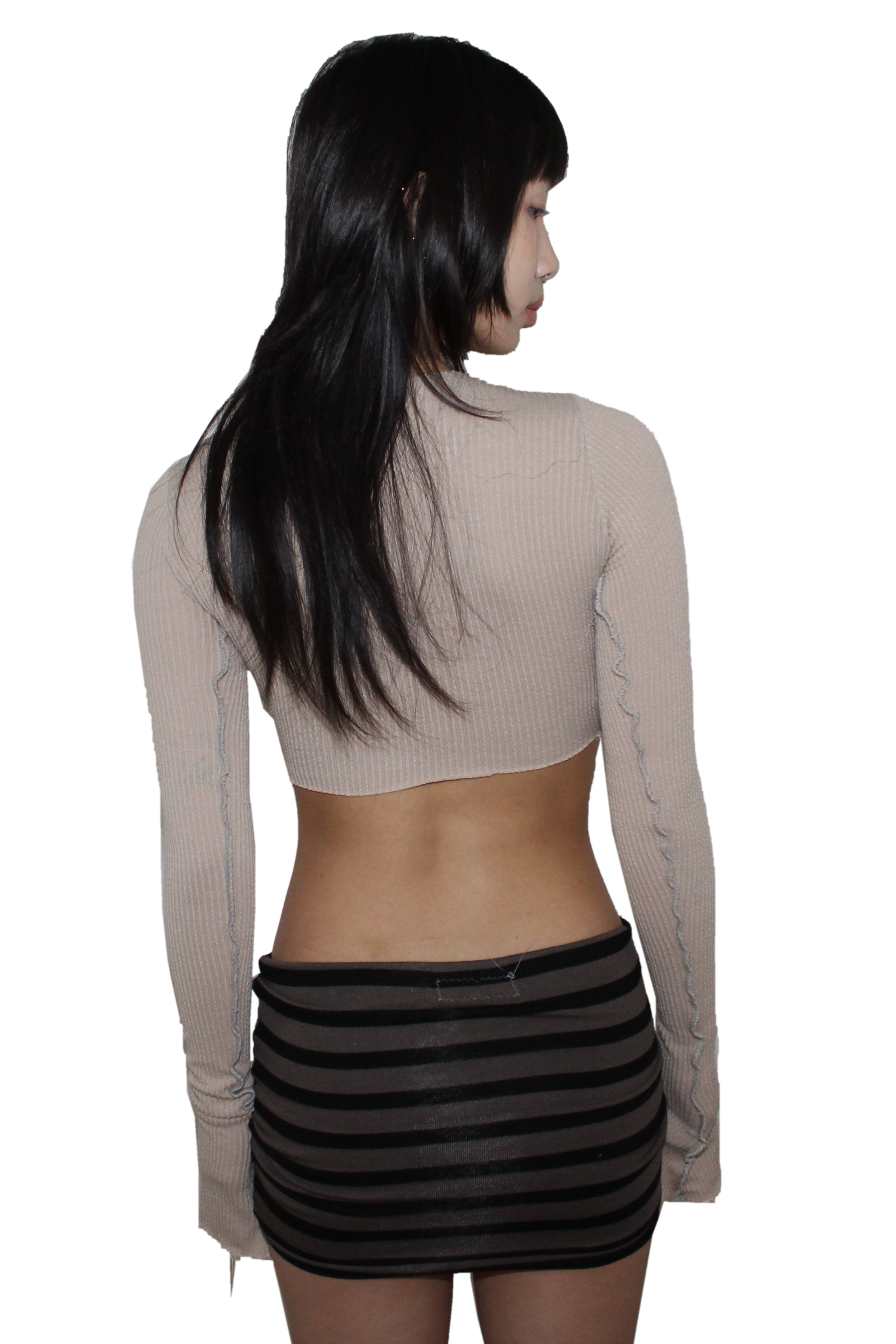 .,¸,•✮ striped . [[ Mini skirt  xx ]]