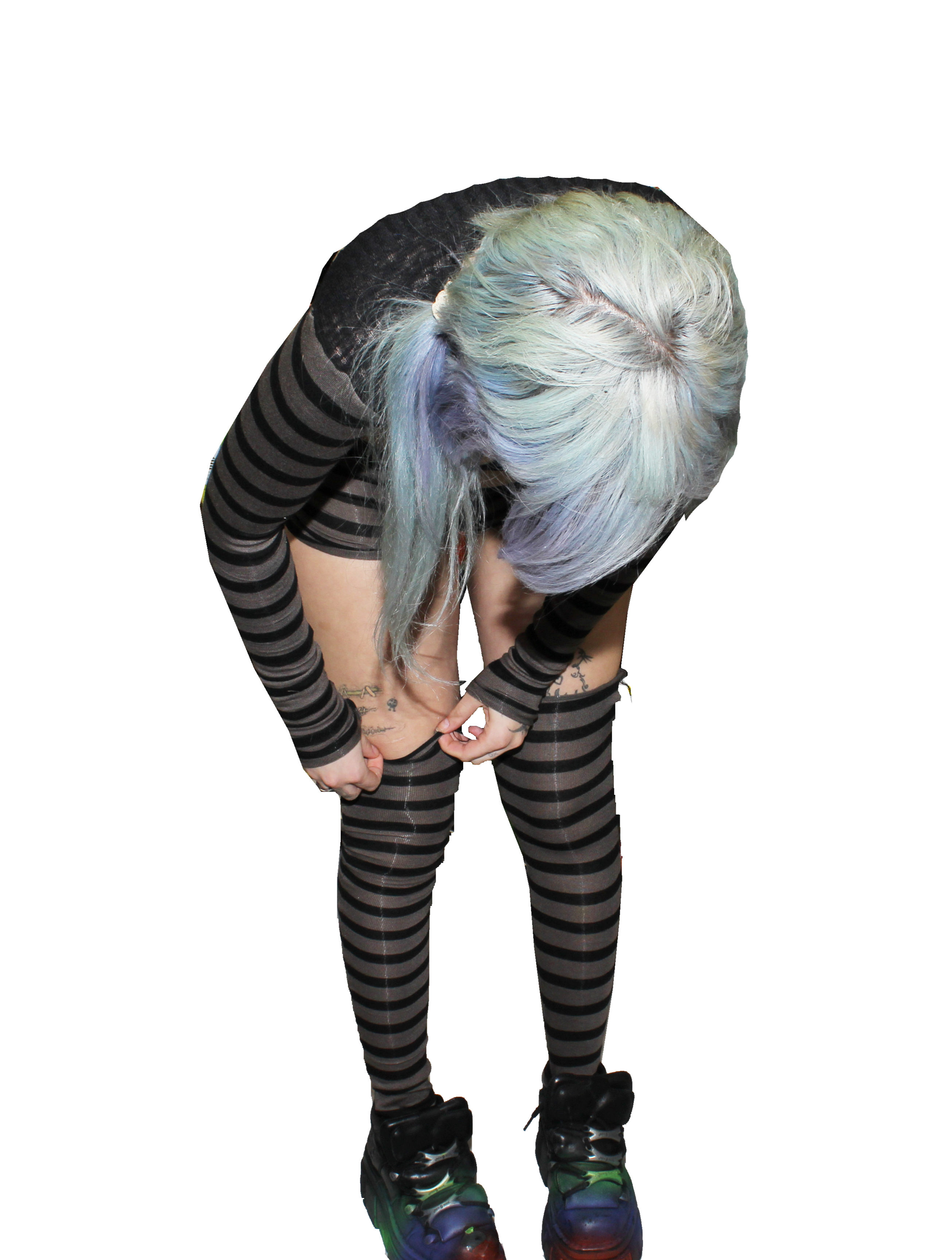 dank girl xx high socks