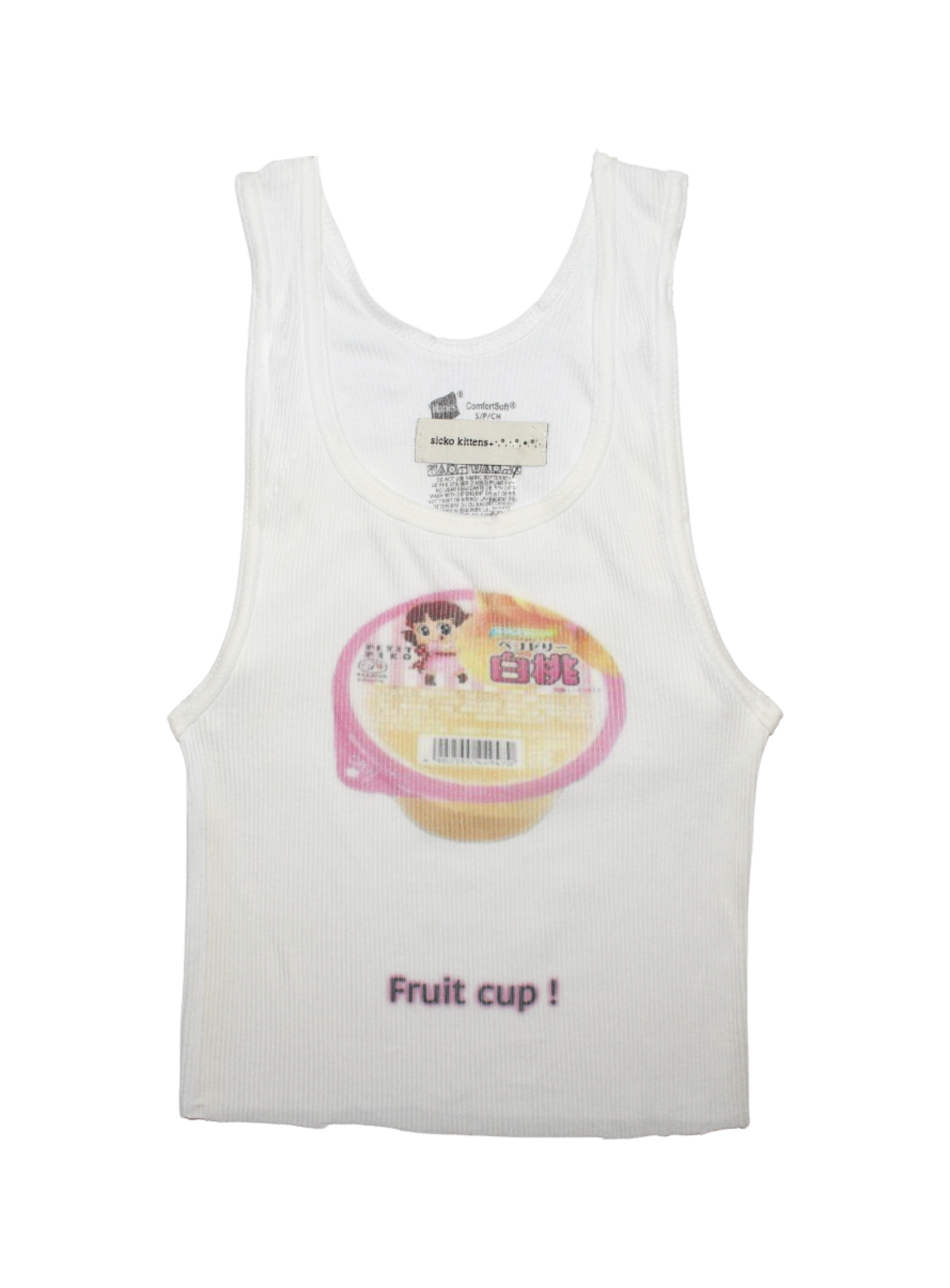 pink fruit cup ! (荔枝) top