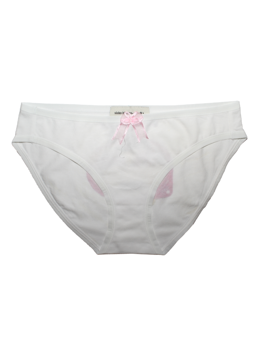 pink fruit cup . underwear .