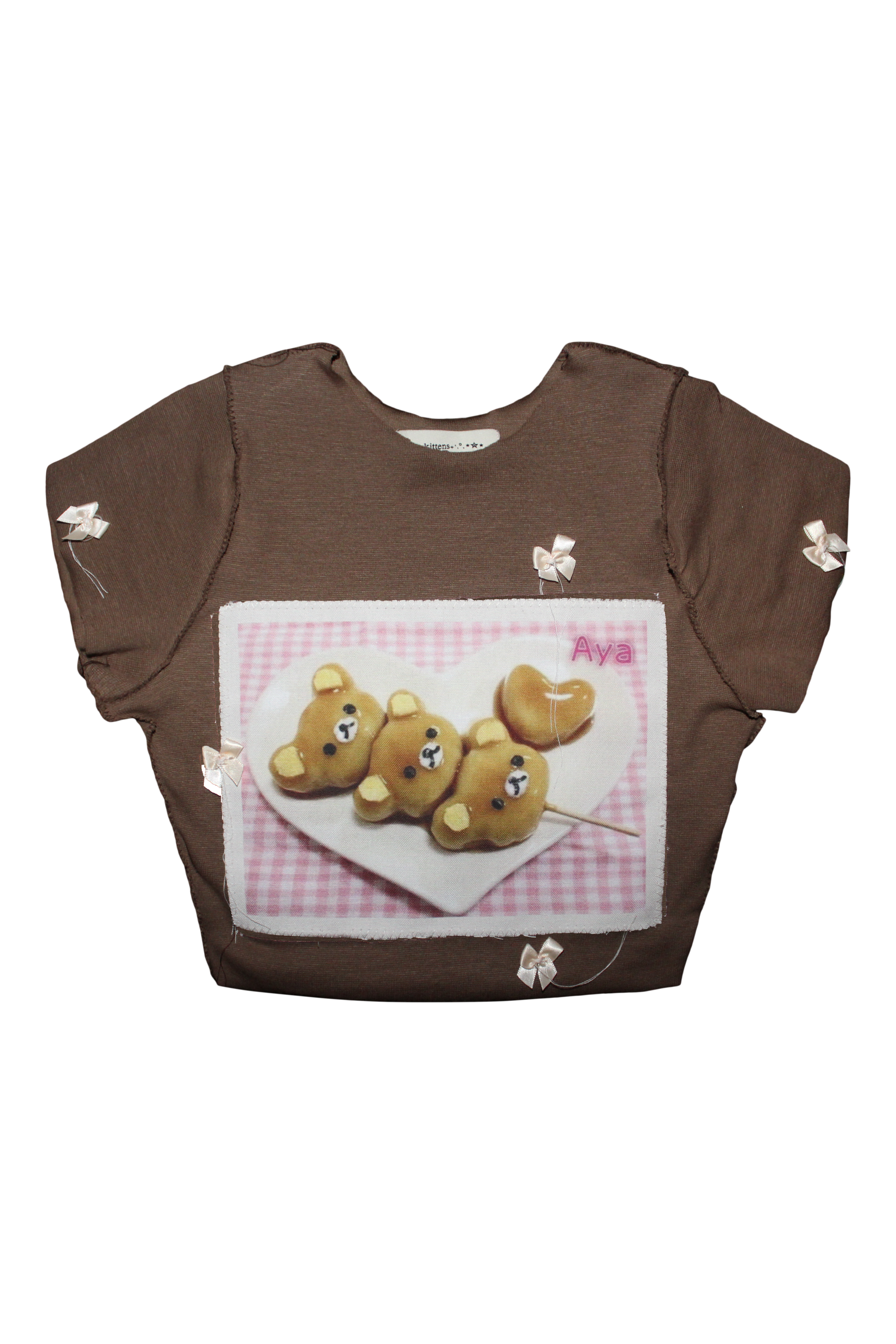 Brown Toast Custard Pastries Top [ ♡⊹˚₊