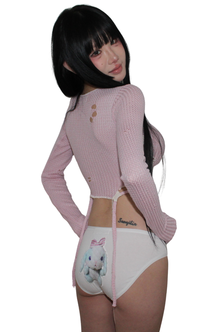 . ݁₊ ⊹  sherbet, plain milk sweater