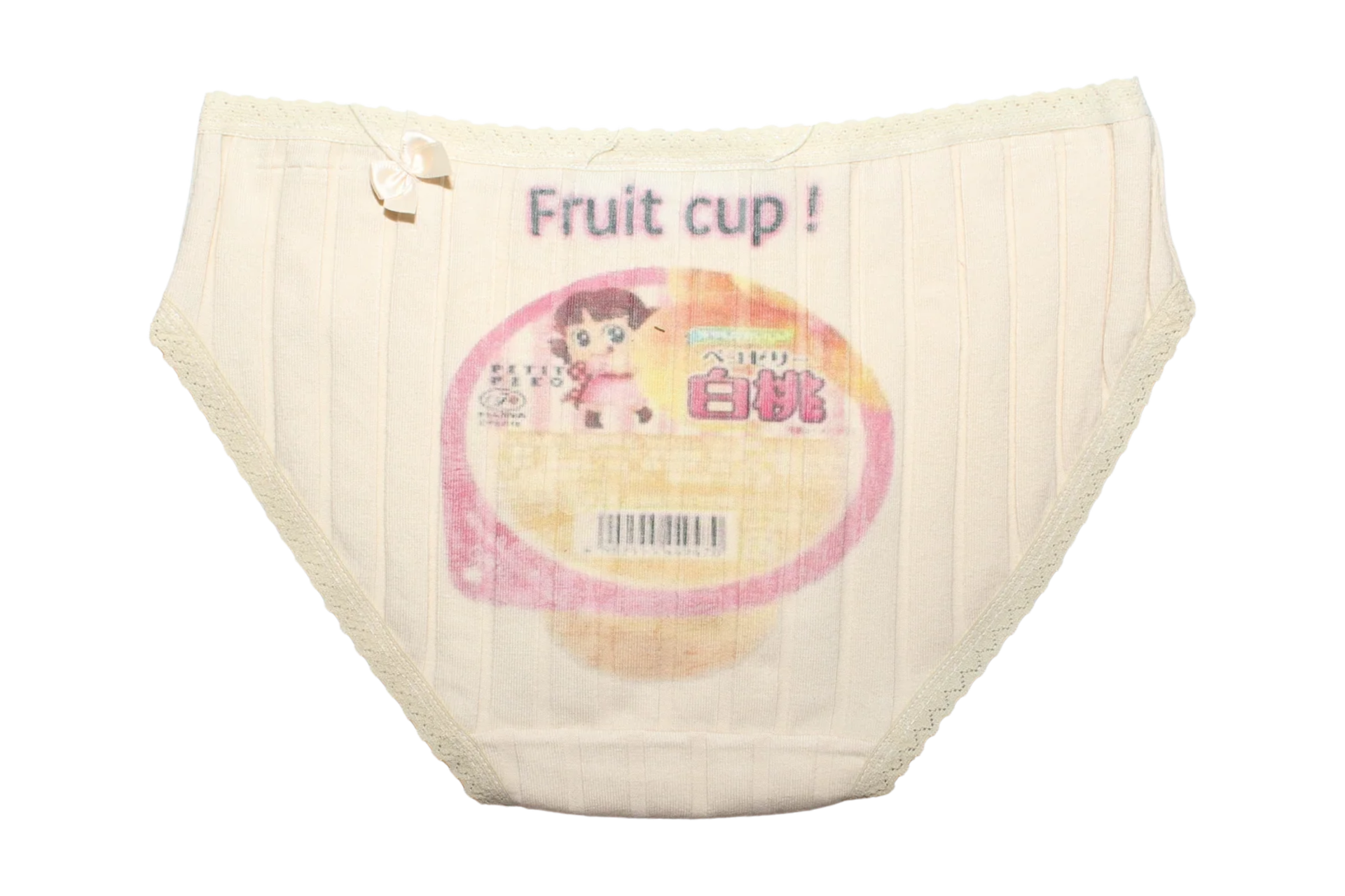 cake batter pink fruit cup underwear .