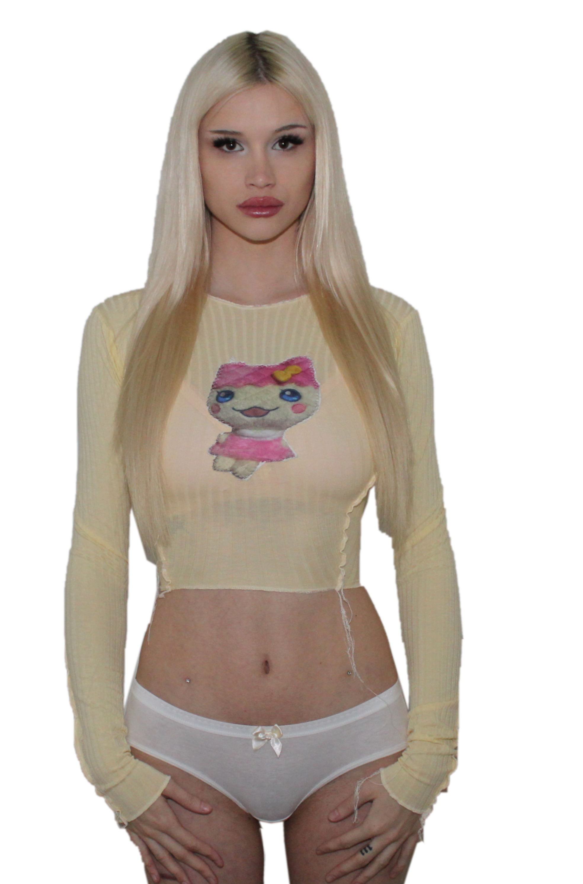banana and cream . longsleeve