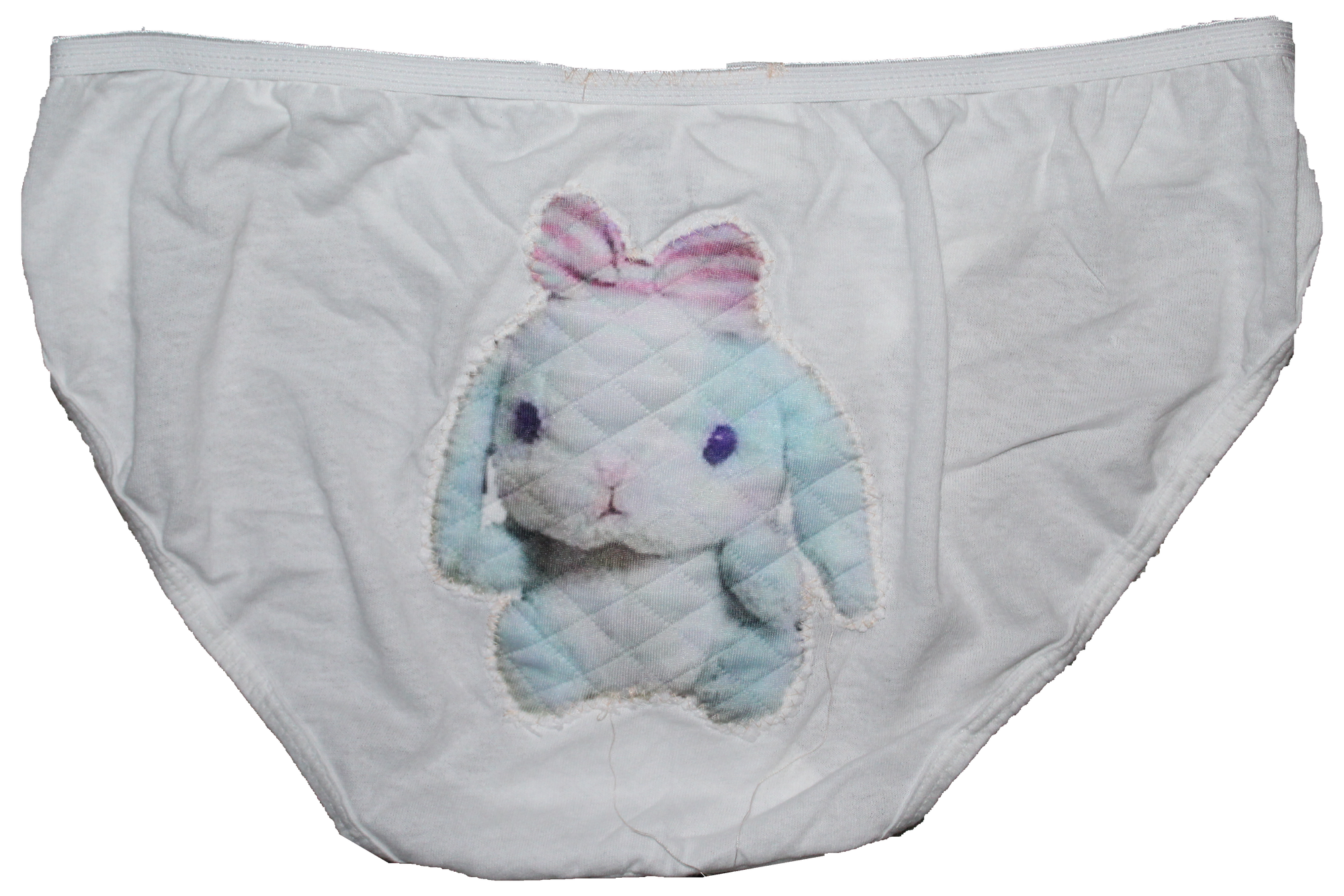 blue . bunny . white undies