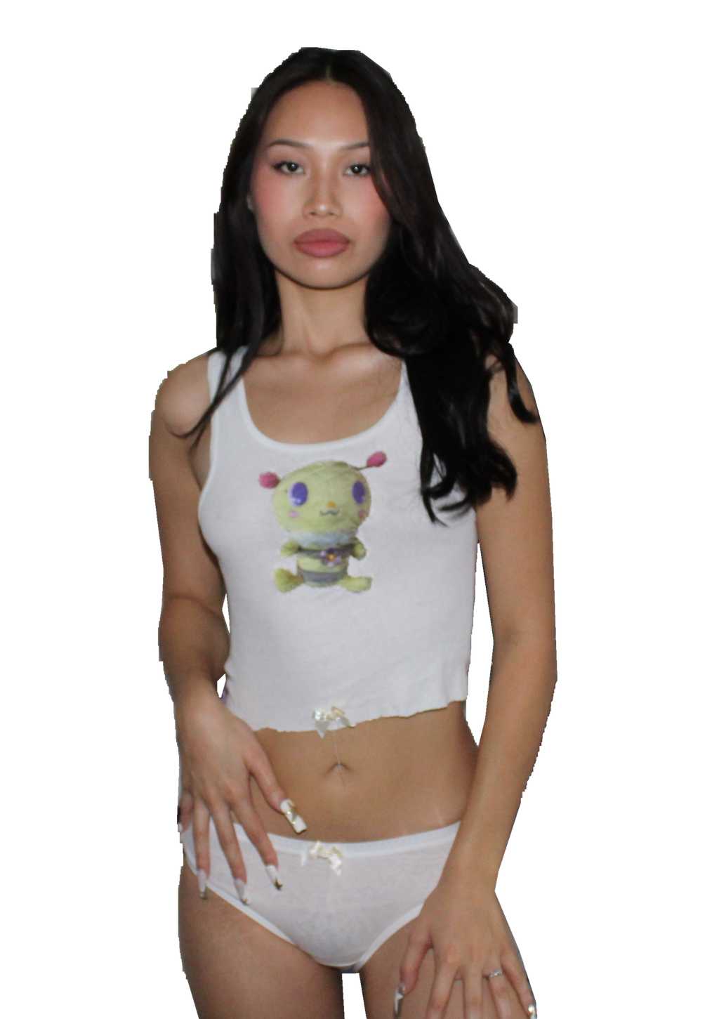 cabbage . white tank .