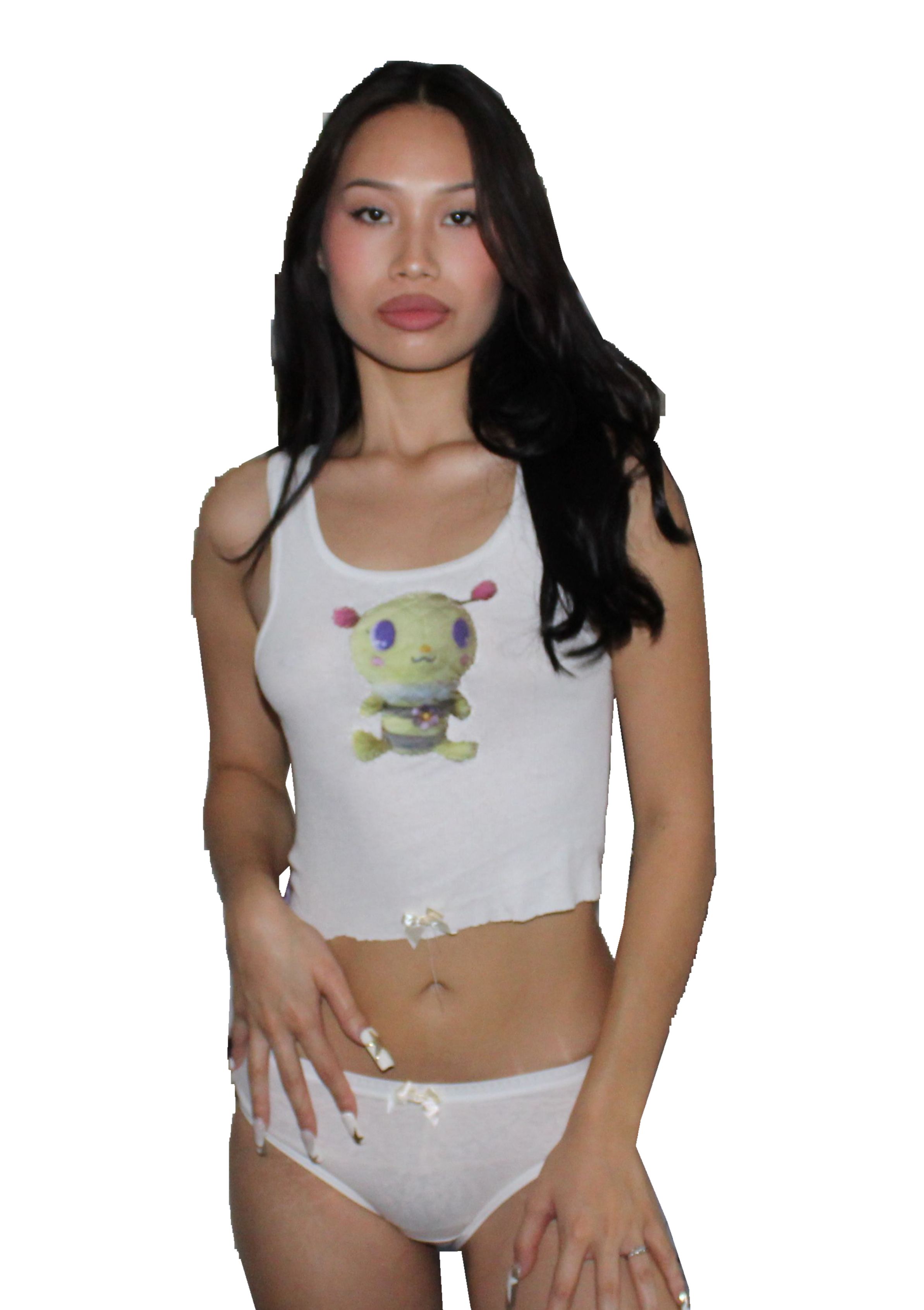 cabbage . white tank .